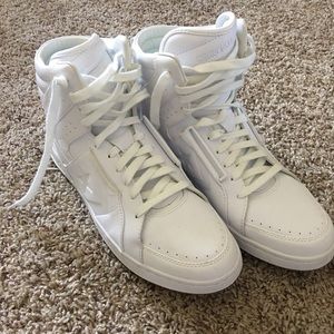White Hi Top Converse